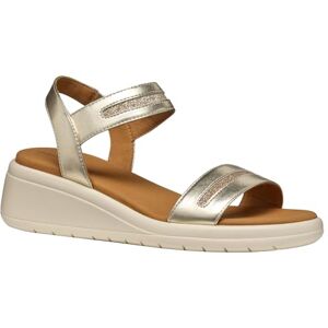 Geox Women's D MELICONIA E Wedge Sandal, Lt Gold, 7.5 UK Geox Women's D MELICONIA E Wedge Sandal, Lt Gold, 7.5 UK
