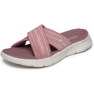 Skechers Women's Go Walk Flex Sandal Impressed Sandals/Thong Sandals, Mauve Textile, 6 UK Skechers Women's Go Walk Flex Sandal Impressed Sandals/Thong Sandals, Mauve Textile, 6 UK
