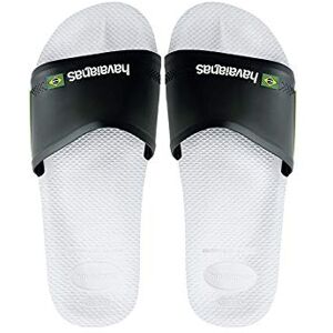Havaianas Unisex Adult's Slide Brasil Flip-Flops, Black, White Black, 6 UK Men/ 7 UK Women Havaianas Unisex Adult's Slide Brasil Flip-Flops, Black, White Black, 6 UK Men/ 7 UK Women