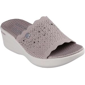 Skechers Martha Stewart: Pier-Lite Light Essence Rhinestone Embellished Knit Slide Sandals Skechers Martha Stewart: Pier-Lite Light Essence Rhinestone Embellished Knit Slide Sandals