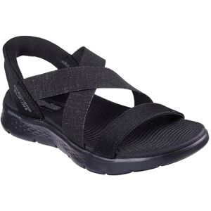Skechers Women's Go Walk Flex Sandal-Glimmer Up Hands Free Slip-ins, Black/Black, 8 Skechers Women's Go Walk Flex Sandal-Glimmer Up Hands Free Slip-ins, Black/Black, 8