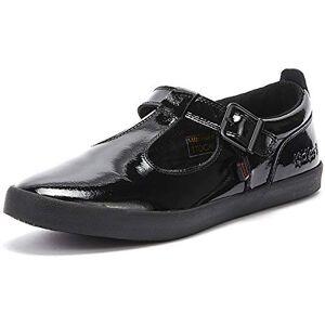 Kickers Women's Kariko T-Bar Black Leather School Shoes Elegant T-Bar Style Everyday Comfort Fit, Cushioned for All-Day Wear, Black, 3 UK Kickers Women's Kariko T-Bar Black Leather School Shoes Elegant T-Bar Style Everyday Comfort Fit, Cushioned for All-Day Wear, Black, 3 UK