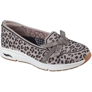 Skechers Modern Comfort Women's Women's Martha Stewart Arch Fit-Living Slippers, Leopard, 6.5 UK Skechers Modern Comfort Women's Women's Martha Stewart Arch Fit-Living Slippers, Leopard, 6.5 UK
