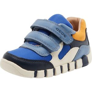 Geox Baby B IUPIDOO BOY First Walker Shoe, Royal/DK Yellow, 6 UK Child Geox Baby B IUPIDOO BOY First Walker Shoe, Royal/DK Yellow, 6 UK Child