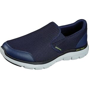 Skechers Men's Flex Advantage 4.0 Tuscan Sneaker, Navy Mesh Pu Lime Trim, 10 UK Skechers Men's Flex Advantage 4.0 Tuscan Sneaker, Navy Mesh Pu Lime Trim, 10 UK