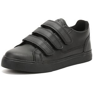 Kickers Unisex Kids Tovni Triple Strap School Shoes Smart Everyday School Look Hook & Loop Fastening, Cushioned for All-Day Wear, Black, 3 UK Child Kickers Unisex Kids Tovni Triple Strap School Shoes Smart Everyday School Look Hook & Loop Fastening, Cushioned for All-Day Wear, Black, 3 UK Child