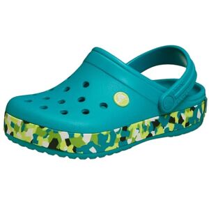 Crocs Unisex Kids, Crocband Confetti Band Clog T, Turbo Teal/Multi, 9 UK Child Crocs Unisex Kids, Crocband Confetti Band Clog T, Turbo Teal/Multi, 9 UK Child