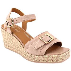 Geox Women's D Panarea Espadrille Wedge Sandal, Nude, 6 UK Geox Women's D Panarea Espadrille Wedge Sandal, Nude, 6 UK