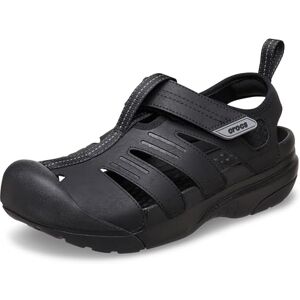 Crocs Men's Sandal, Yukon Fisherman, Black, 6 UK Men Crocs Men's Sandal, Yukon Fisherman, Black, 6 UK Men