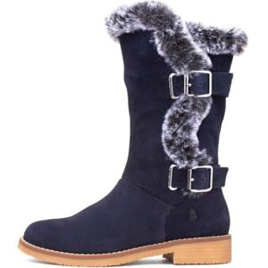 Hush Puppies Women's Megan Mid Calf Boot, Navy, 6 UK Hush Puppies Women's Megan Mid Calf Boot, Navy, 6 UK