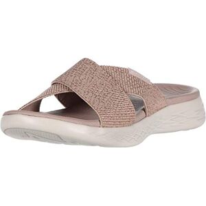 Skechers Women's On-the-go 600 Glistening Slide Sandal,Rose Gold,9 UK Skechers Women's On-the-go 600 Glistening Slide Sandal,Rose Gold,9 UK