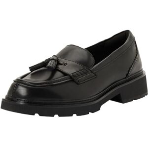 Clarks Lauryl Tassel Womens Black Leather, 3 Clarks Lauryl Tassel Womens Black Leather, 3