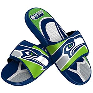 FOCO Dallas Cowboys NFL Mens Colorblock Big Logo Gel Slides XL FOCO Dallas Cowboys NFL Mens Colorblock Big Logo Gel Slides XL