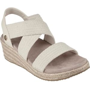 Skechers Women's Martha Stewart Arch Fit Beverlee-Brentwood Wedge Sandal, Off-white, 7 Skechers Women's Martha Stewart Arch Fit Beverlee-Brentwood Wedge Sandal, Off-white, 7