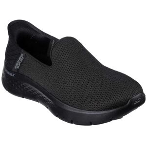 Skechers Women's Hands Free Slip-ins Go Walk Flex-Relish Slipper, Black Textile/Trim, 2 UK Skechers Women's Hands Free Slip-ins Go Walk Flex-Relish Slipper, Black Textile/Trim, 2 UK