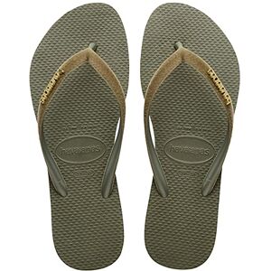 Havaianas Slim Velvet Women Flip Flops Color: Green Size: 1/2 UK Havaianas Slim Velvet Women Flip Flops Color: Green Size: 1/2 UK