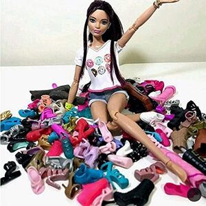 Fat-catz-copy-catz Fashion Dolls Shoes Heels Sandals Boots For 11" Girl Dolls Mixed Selection Various Quantities (10x dolls shoes)