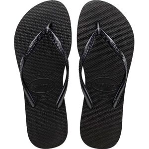 Havaianas Slim Tube, Straps with Bow, Women's Flip-Flops, Black, 8 UK Havaianas Slim Tube, Straps with Bow, Women's Flip-Flops, Black, 8 UK