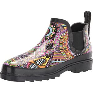Sakroots Women's Rhyme Rain Bootie Boot, Rainbow Wanderlust, 4 UK Sakroots Women's Rhyme Rain Bootie Boot, Rainbow Wanderlust, 4 UK