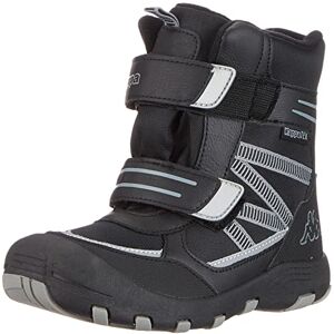 Kappa Blackpool Tex K Snow Shoe, Black Grey, 9 UK Child Kappa Blackpool Tex K Snow Shoe, Black Grey, 9 UK Child