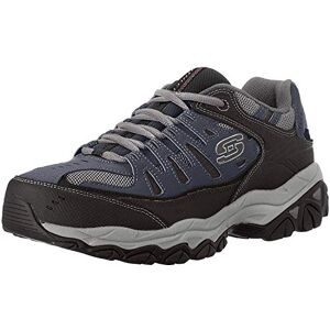 Skechers Men's Afterburn Memory-Foam Lace-up Sneaker, Navy, 8 UK Skechers Men's Afterburn Memory-Foam Lace-up Sneaker, Navy, 8 UK