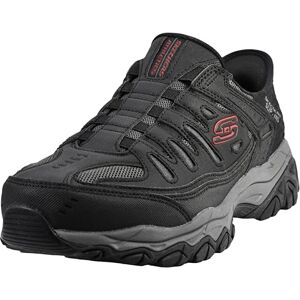 Skechers Men's Afterburn M. Fit Ridgeburn Hands Free Slip-in Loafer, Black/Charcoal, 14 Skechers Men's Afterburn M. Fit Ridgeburn Hands Free Slip-in Loafer, Black/Charcoal, 14