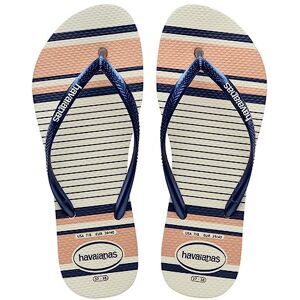 Havaianas Women's Flip-Flop, White Navy Blue, 1/2 UK Havaianas Women's Flip-Flop, White Navy Blue, 1/2 UK