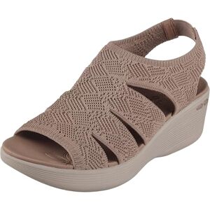 Skechers Women's Pier-lite-Memory Maker Wedge Sandal, Mocha, 8 UK Skechers Women's Pier-lite-Memory Maker Wedge Sandal, Mocha, 8 UK