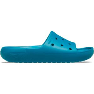 Crocs Unisex Adult Slide, Classic Slide v2, Turbo Teal, 8 UK Men/ 9 UK Women Crocs Unisex Adult Slide, Classic Slide v2, Turbo Teal, 8 UK Men/ 9 UK Women