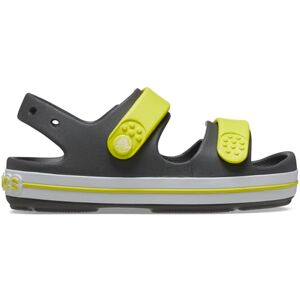 Crocs Unisex Kids Sandal, Crocband Cruiser Sandal T, Slate Grey/Acidity, 5 UK Child Crocs Unisex Kids Sandal, Crocband Cruiser Sandal T, Slate Grey/Acidity, 5 UK Child