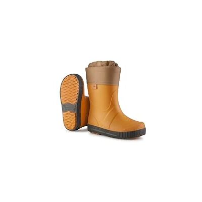 Dunlop Puddle Jumper Fur Lined Winter Boots for Children, Boys, Girls Turmeric Brown Lined Size EU31, UKChild 12/13 Dunlop Puddle Jumper Fur Lined Winter Boots for Children, Boys, Girls Turmeric Brown Lined Size EU31, UKChild 12/13