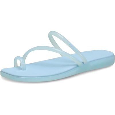 Crocs , Women, Miami Jelly Toe Loop Sandal, Sky Blue Jelly, 6 UK Women Crocs , Women, Miami Jelly Toe Loop Sandal, Sky Blue Jelly, 6 UK Women