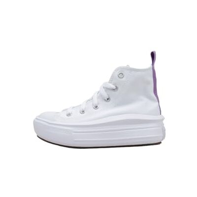 Converse A03669C Chuck Taylor All Star Move Platform Men White/Pixel Purple/White UK 10.5 Converse A03669C Chuck Taylor All Star Move Platform Men White/Pixel Purple/White UK 10.5