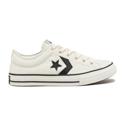 Converse Star Player 76 FOUNDATIONAL Canvas Sneaker, Vintage White Black Egret, 3.5 UK Converse Star Player 76 FOUNDATIONAL Canvas Sneaker, Vintage White Black Egret, 3.5 UK