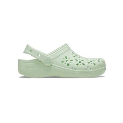 Crocs Unisex Kids Clog, Classic Floral Cut Out Clog T, Jade Tint, 5 UK Child Crocs Unisex Kids Clog, Classic Floral Cut Out Clog T, Jade Tint, 5 UK Child