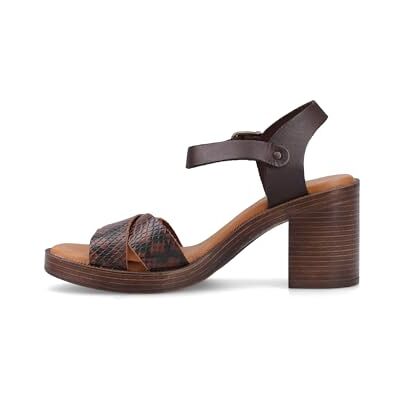 Hush Puppies Female Georgia Heeled Sandal 2, Chocolate, 7 Hush Puppies Female Georgia Heeled Sandal 2, Chocolate, 7