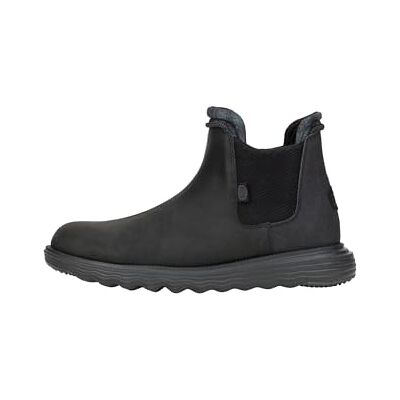 HEYDUDE Men Branson Classic Black/Black Mid-Top 45 EU HEYDUDE Men Branson Classic Black/Black Mid-Top 45 EU