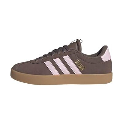 adidas Women's VL Court 3.0 Shoes, Earth strata/Clear Pink/Gold met., 5 UK adidas Women's VL Court 3.0 Shoes, Earth strata/Clear Pink/Gold met., 5 UK