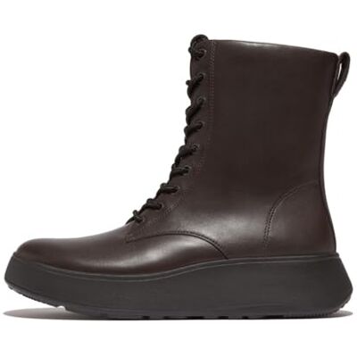 Fitflop F-MODE LEATHER LACE-UP FLATFORM ANKLE BOOTS Fitflop F-MODE LEATHER LACE-UP FLATFORM ANKLE BOOTS