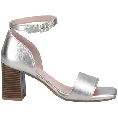 Hush Puppies Female Kelsey Heeled Sandal, Gold, 5 Hush Puppies Female Kelsey Heeled Sandal, Gold, 5