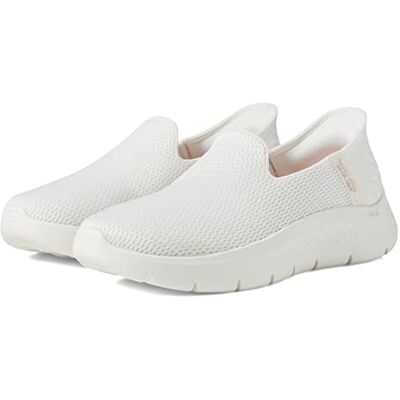 Skechers Women's Hands Free Slip-Ins Go Walk Flex - Relish Sneaker - Off White - 9 W Skechers Women's Hands Free Slip-Ins Go Walk Flex - Relish Sneaker - Off White - 9 W