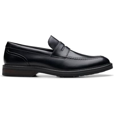 Clarks Aldwin Step Mens Black Leather, 11 Clarks Aldwin Step Mens Black Leather, 11