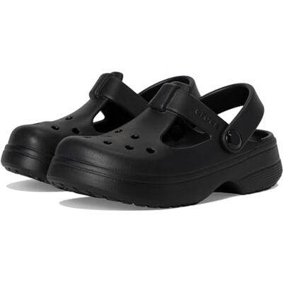 Crocs Unisex Kids Clog, Classic Mary Jane Clog T, Black, 9 UK Child Crocs Unisex Kids Clog, Classic Mary Jane Clog T, Black, 9 UK Child