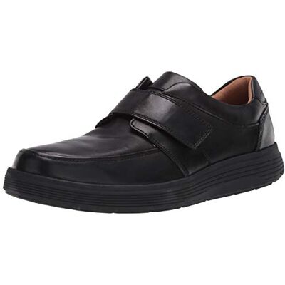 Clarks Men's Un Abode Strap Loafers, Black Black Leather, 11 UK Clarks Men's Un Abode Strap Loafers, Black Black Leather, 11 UK