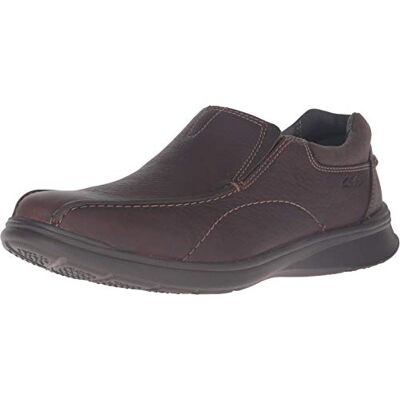 Clarks Men's Vanek Step Loafer, Brown Oily, 9 Wide Clarks Men's Vanek Step Loafer, Brown Oily, 9 Wide