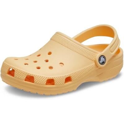Crocs Unisex-Child Classic Clogs, Kids and Toddler Slip On Shoes, Golden Hour, 4 UK Child Crocs Unisex-Child Classic Clogs, Kids and Toddler Slip On Shoes, Golden Hour, 4 UK Child