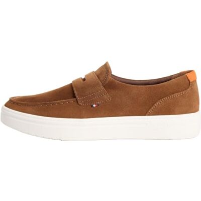 Tommy Hilfiger Men's Modern Light Hybrid Suede Loafer FM0FM05786 Loafers, Brown (Coconut Grove), 11 Tommy Hilfiger Men's Modern Light Hybrid Suede Loafer FM0FM05786 Loafers, Brown (Coconut Grove), 11