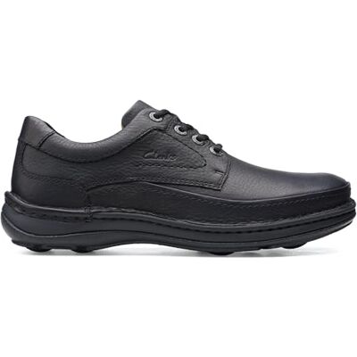 Clarks Nature Three Mens Black Leather, 10 Clarks Nature Three Mens Black Leather, 10