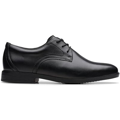 Clarks Jonwin Step Y Childrens Black Leather, 6.5 Clarks Jonwin Step Y Childrens Black Leather, 6.5