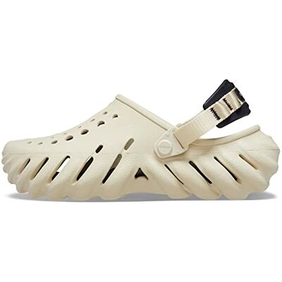 Crocs Unisex-Adult Echo Clogs, Bone/Black, 4 UK Men / 5 UK Women, 4 UK Men/ 6 UK Women Crocs Unisex-Adult Echo Clogs, Bone/Black, 4 UK Men / 5 UK Women, 4 UK Men/ 6 UK Women